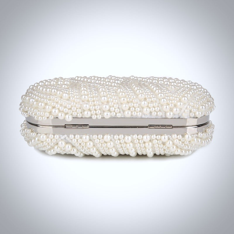 Blaire - Ivory Pearl Bridal Handbag Clutch
