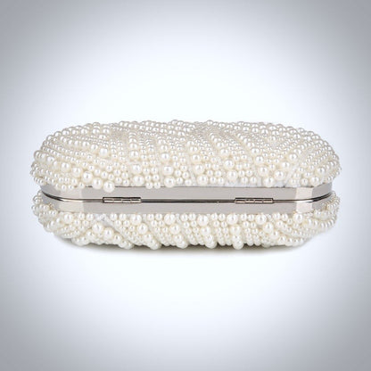 Blaire - Ivory Pearl Bridal Handbag Clutch