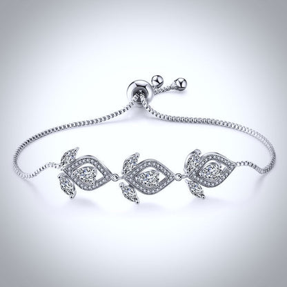 Maxine - Silver Cubic Zirconia Bridal Jewelry Set
