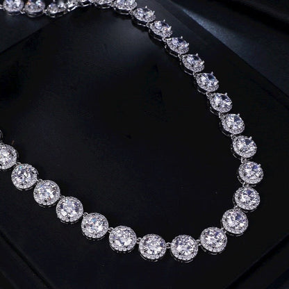 Whitney - Silver Cubic Zirconia Bridal Jewelry Set