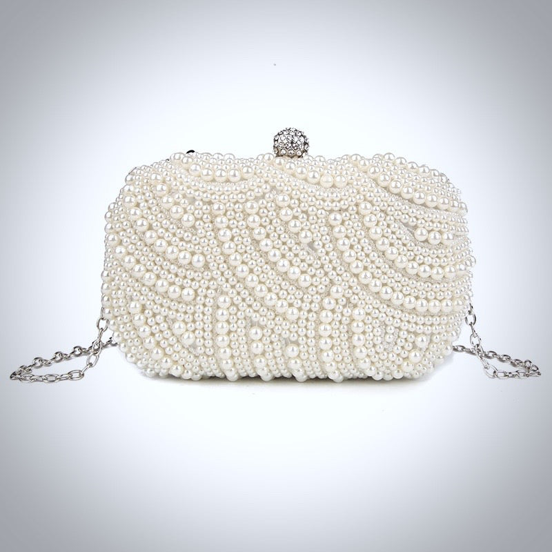 Blaire - Ivory Pearl Bridal Handbag Clutch