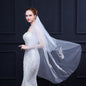 "Jody" - Ivory Fingertip Length Bridal Veil