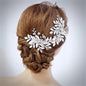 "Selina" - Silver Crystal Bridal Headband/Hair Vine