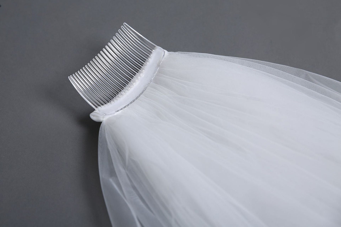 "Natalya" - Lace Edge Cathedral Bridal Veil - Available in White and Ivory