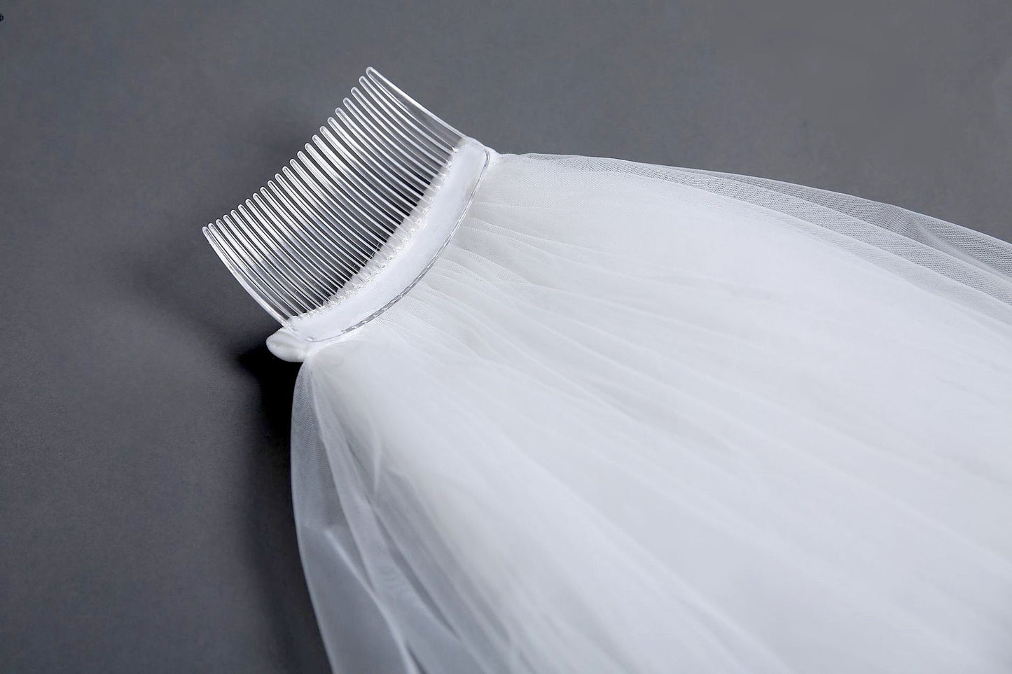 "Hailey" - Lace Edge Cathedral Bridal Veil - Available in White and Ivory
