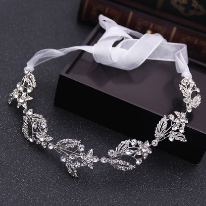 Lauren - Silver Crystal Bridal Headband