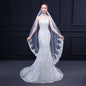 Sheila - Lace Edge Waltz Length Bridal Veil - Available in White and Ivory