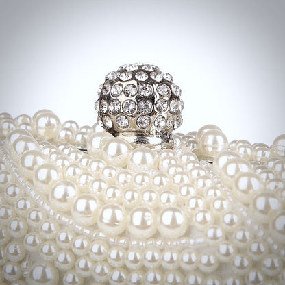 Blaire - Ivory Pearl Bridal Handbag Clutch