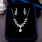 Rochelle - Silver Cubic Zirconia Bridal Jewelry Set
