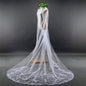 "Hailey" - Lace Edge Cathedral Bridal Veil - Available in White and Ivory