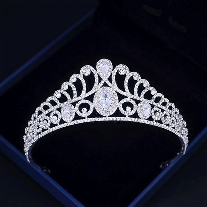Sharon - Cubic Zirconia Bridal Tiara