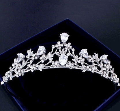 Annelise - Silver Cubic Zirconia Bridal Tiara