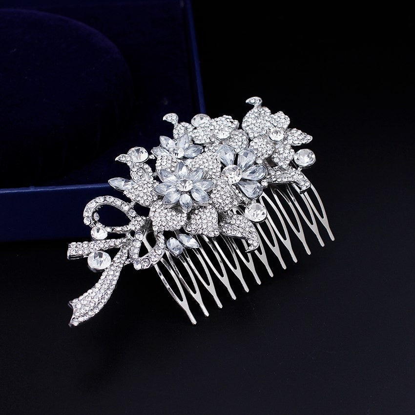 "Auna" - Crystal Bridal Hair Comb