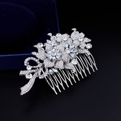 "Auna" - Crystal Bridal Hair Comb