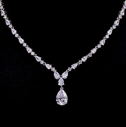 Colette - 3-Piece Cubic Zirconia Bridal Jewelry Set - Available in Silver, Rose Gold and Yellow Gold