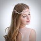 "Erin" - Rose Gold Pearl and Crystal Bridal Headband