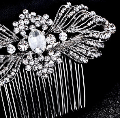 Tessa - Vintage Crystal Bridal Hair Comb