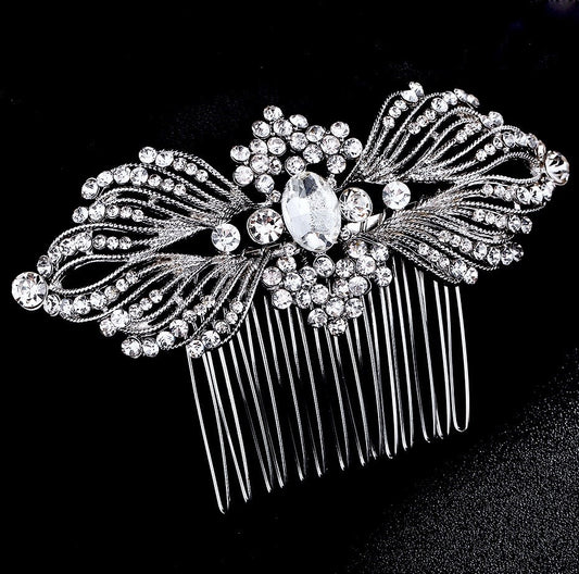 Tessa - Vintage Crystal Bridal Hair Comb
