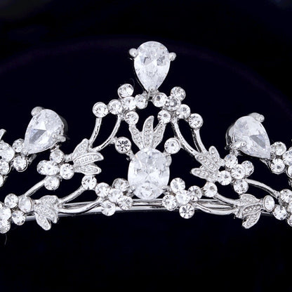 Annelise - Silver Cubic Zirconia Bridal Tiara