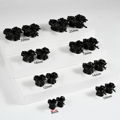 Heart Shape Double Dragon Stainless Steel Ear Gauge