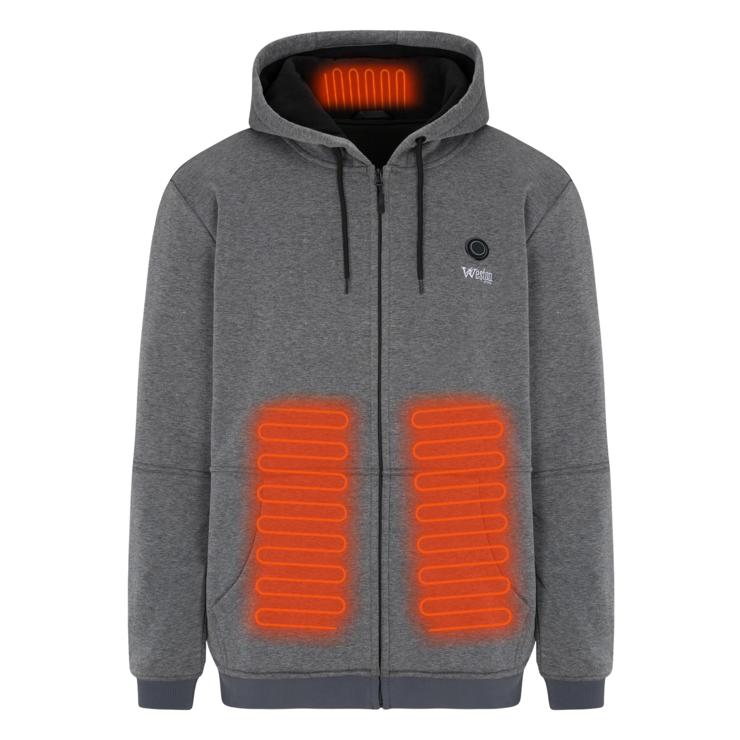 Heated Zip Hoodie for Men and Women