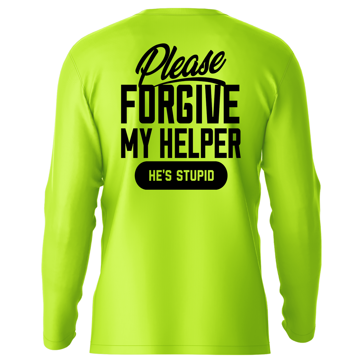 Helper - Hi-Visibility UPF 50 Long Sleeve Sun Shirt