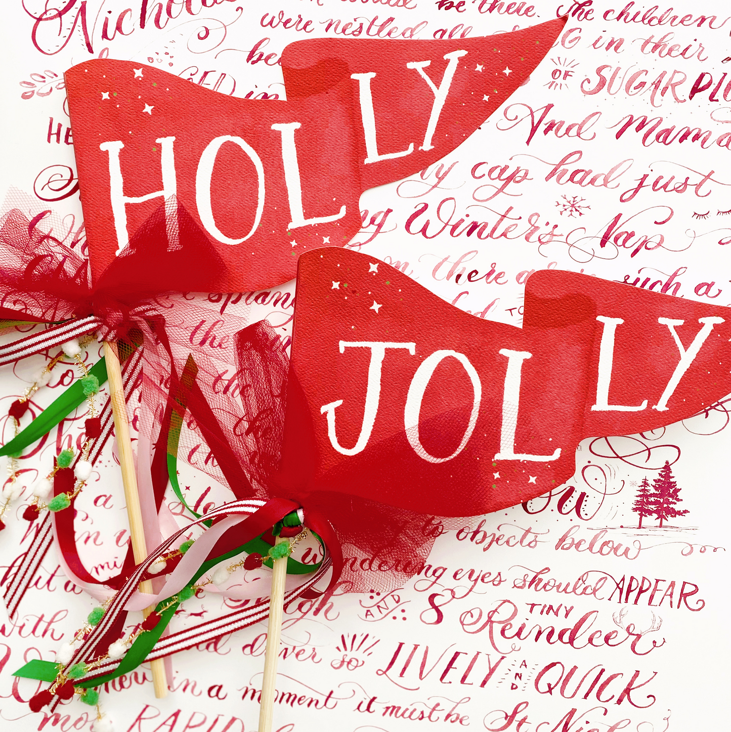 Holly Party Pennant