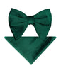 Vittorio Farina Men's Velvet Teardrop Bow Tie & Pocket Square in Gift Box
