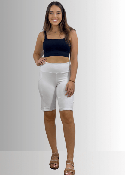 Perfect Fit Hybrid Cotton Shorts White