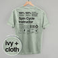 Spin Cycle Instructor Nutrition Facts (Back Print)