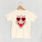 Dino Heart Glasses (Pink) (Kids)