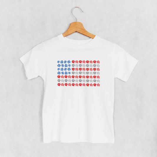 Flower American Flag (Kids)