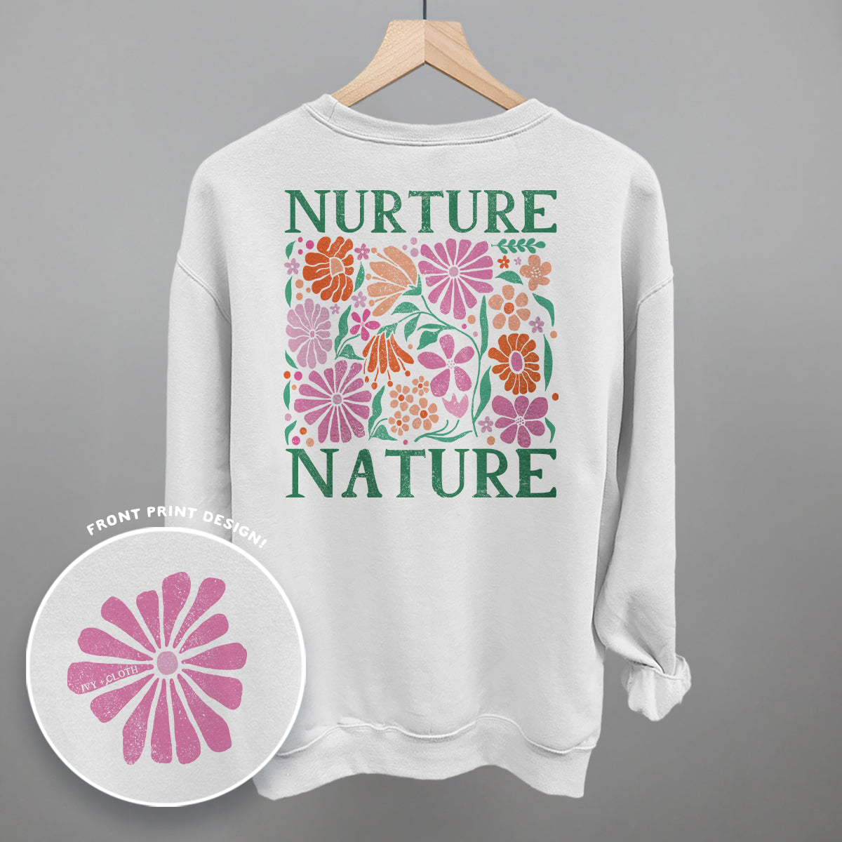 Nurture Nature Abstract (Back Print)