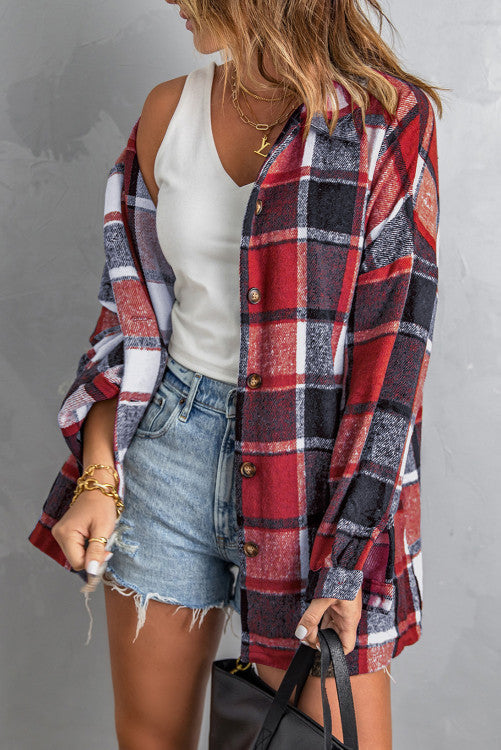 Red White and Blue Shacket