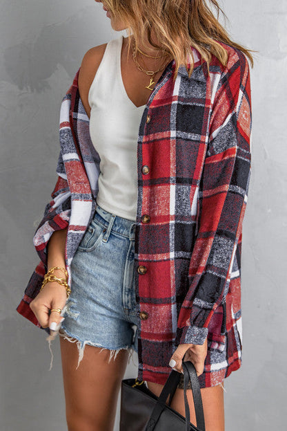 Red White and Blue Shacket