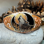 Wolf Spirit Copper Cuff Bracelet