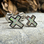 Grace Opal Cross Earrings