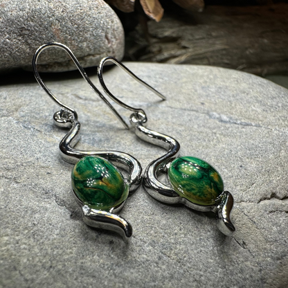 Heathergems Celtic Wiggle Earrings