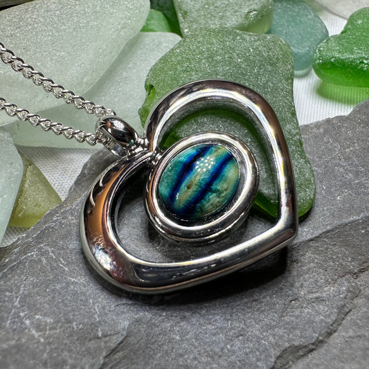 Heathergems Open Heart Necklace