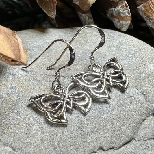 Flutter Celtic Butterfly Earrings