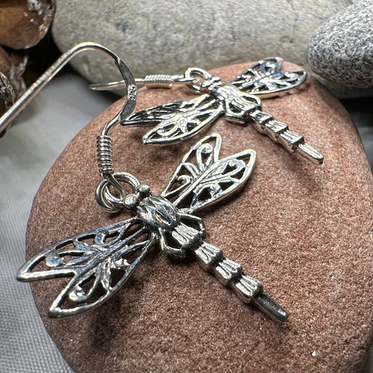 Dragonfly Drop Earrings