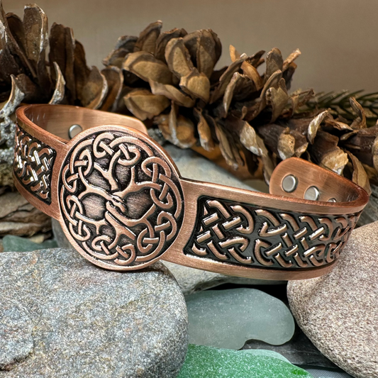 Tree of Life Copper Cuff Bracelet