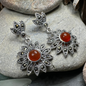 Serene Marcasite Flower Earrings