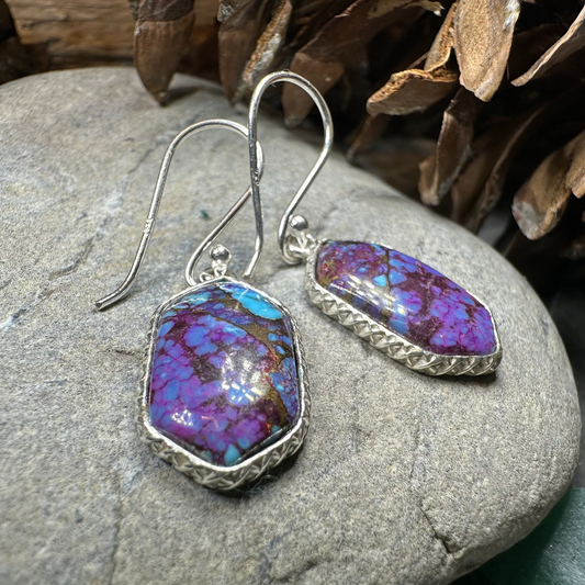 Classic Copper Turquoise Earrings