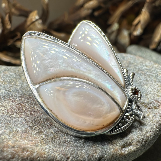 Butterfly Marcasite Brooch