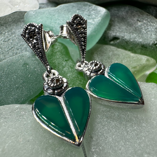 Aubrina Celtic Heart Earrings