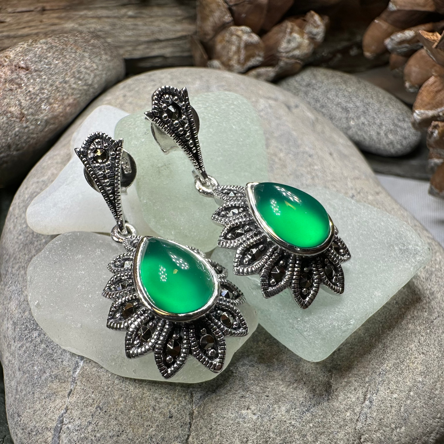 Gilda Celtic Flower Earrings
