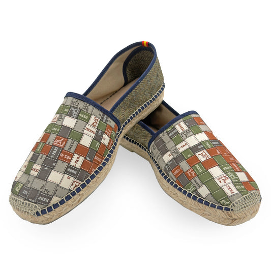 Respoke X Huntsman CARRE Olive Classic Espadrilles