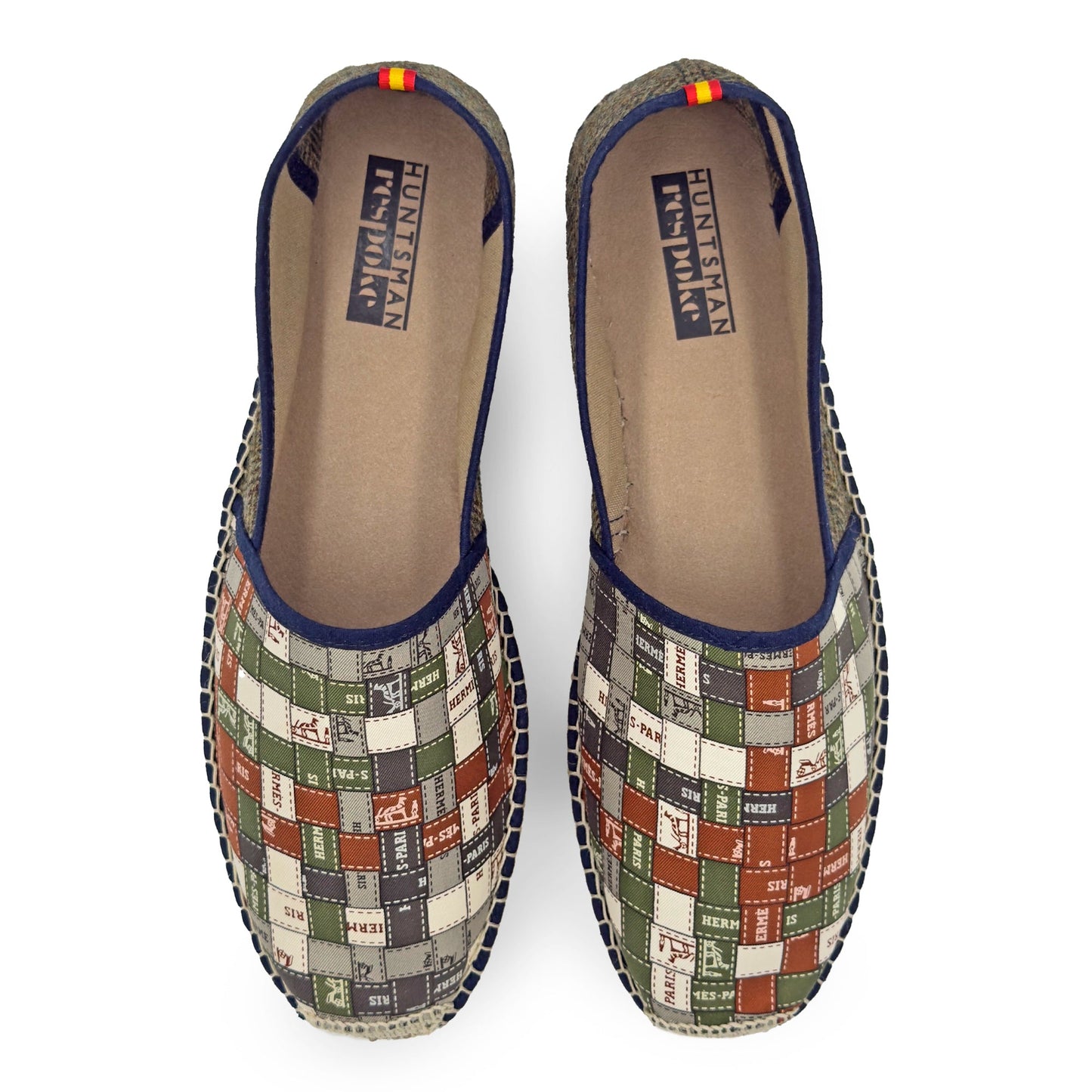 Respoke X Huntsman CARRE Olive Classic Espadrilles
