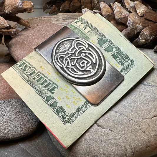 Celtic Bear Money Clip
